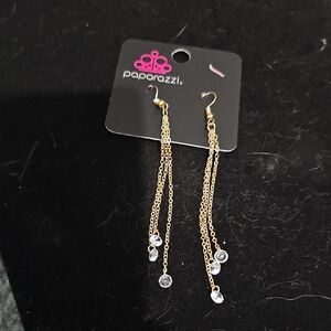 Paparazzi Gold Dangle Earrings